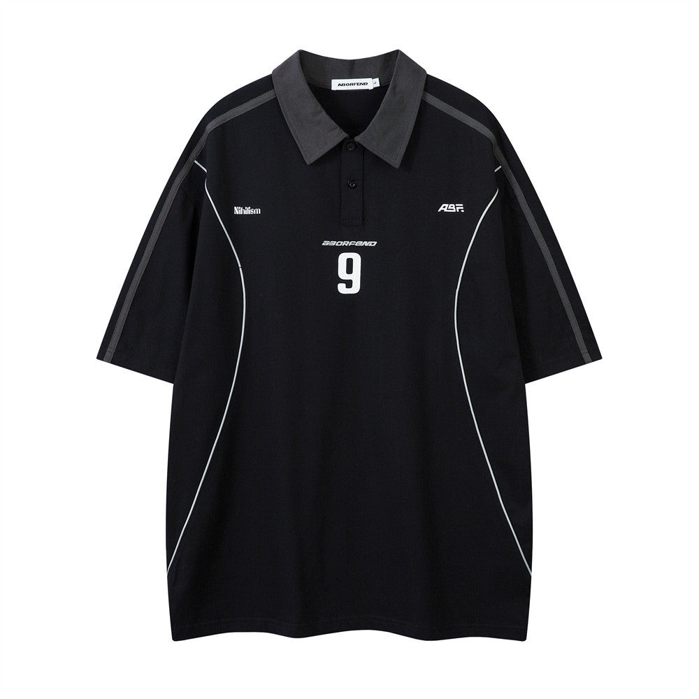 POLO - No9 CUSTOM BLACK