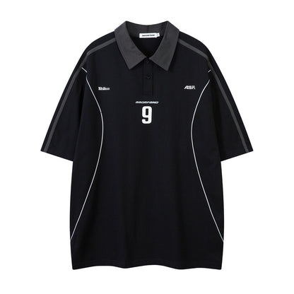 POLO - No9 CUSTOM BLACK